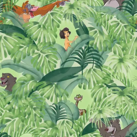 Disney&reg; Jungle Book Baloo & Mowgli Cotton Fabric {1}