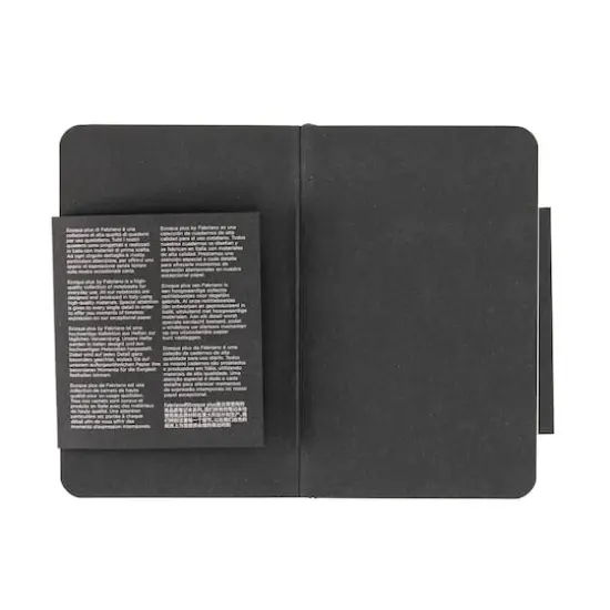 Fabriano&reg; Ecoqua Plus Dotted Fabric-Bound Notebook Gray {8}