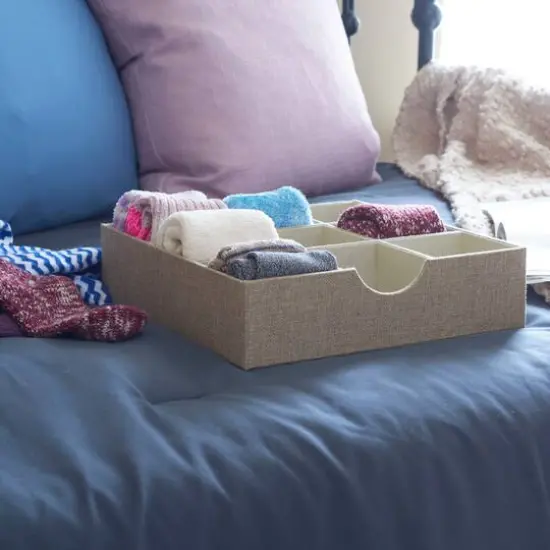 Household Essentials Drawer Organizer Tray Brown {10}