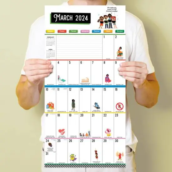 TF Publishing 2024 Every Day's A Holiday Wall Calendar {6}