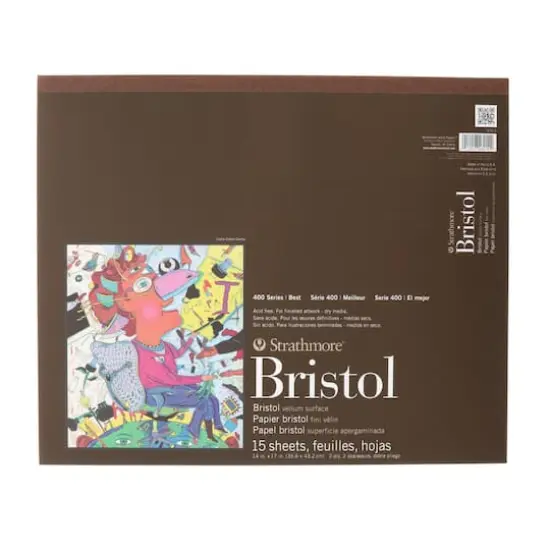 Strathmore&reg; 400 Series Bristol Vellum Paper Pad {1}