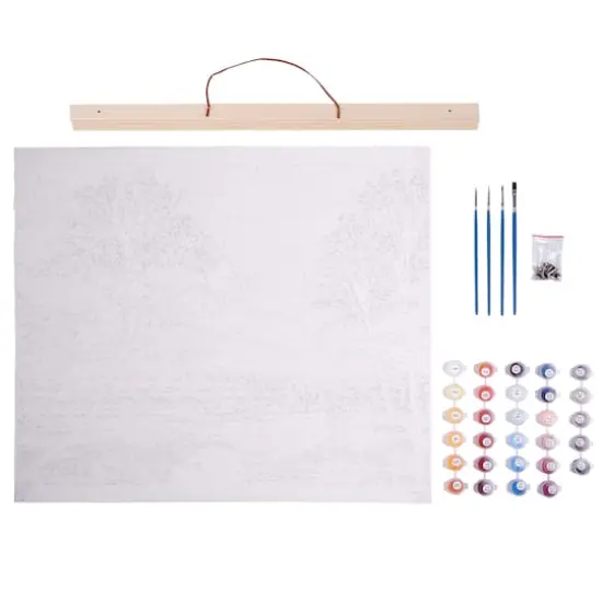 Beach Sunset with Palm Trees Paint-by-Number Kit by Artist's Loft&trade; Necessities&trade; {4}