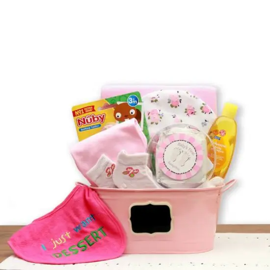 Baby Girl Basics Gift Pail {1}