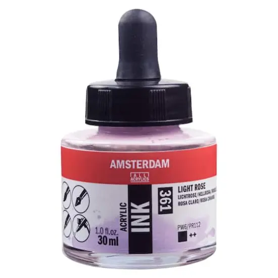 Amsterdam Acrylic Ink, 1oz. 361 Light Rose {1}