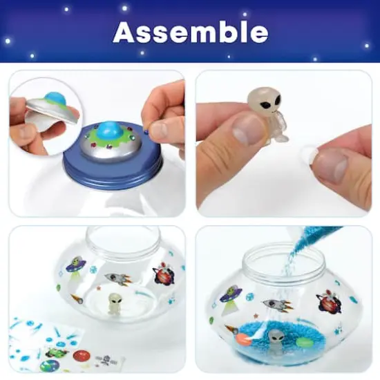 Creativity for Kids Crystal Space Terrarium Kit {4}