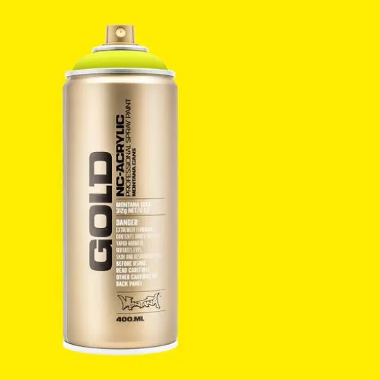 Montana&trade; Cans GOLD Flash Color Spray Paint, 400mL F1000 Flash Yellow {4}
