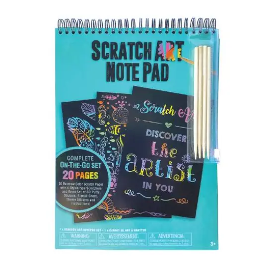 The Bubble Factory Spiral Bound Scratchpad Set {7}