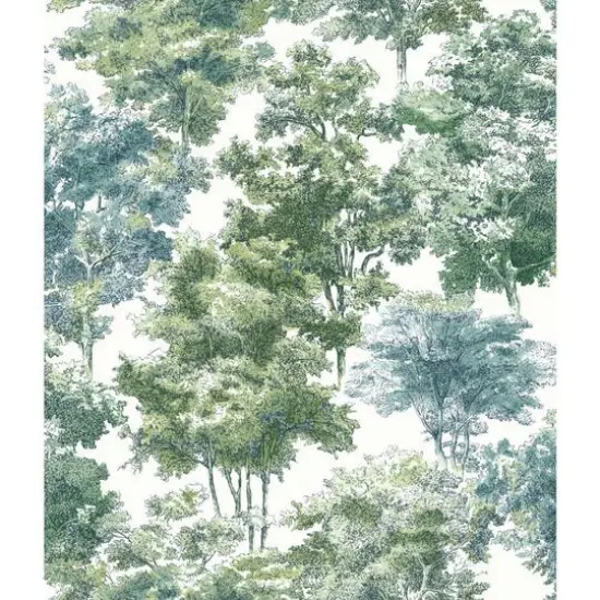 RoomMates Old World Trees Peel & Stick Wallpaper Gray, Beige {2}