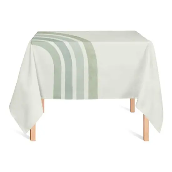 Green Rainbow 58" x 58" Tablecloth {3}