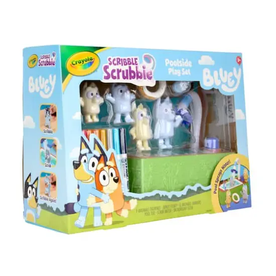 Crayola&reg; Scribble Scrubbie&reg; Bluey Poolside Playset, 4ct. {5}