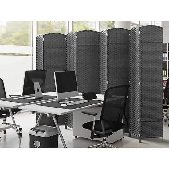 Sorbus Folding Divider Panel Gray {5}