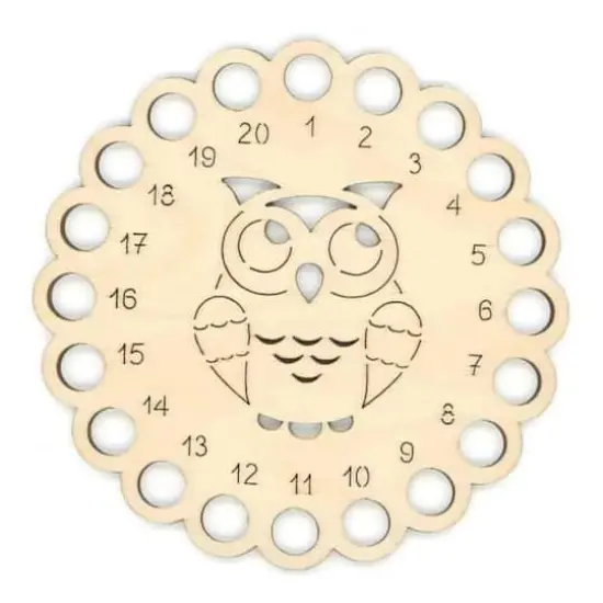 MP Studia ОР-109 Owl Plywood Thread Organizer {1}