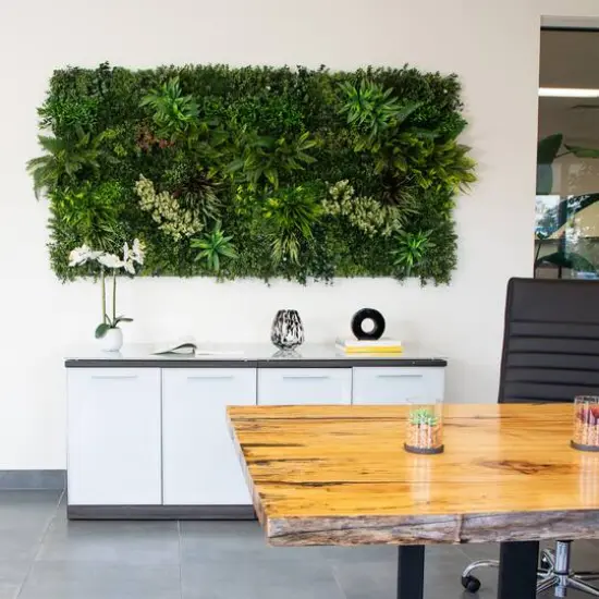 40" Amazon Rainforest Artificial Living Wall Panel {7}