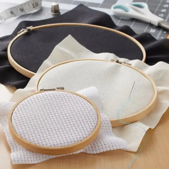 Loops & Threads&trade; Bamboo Hoop Set {3}