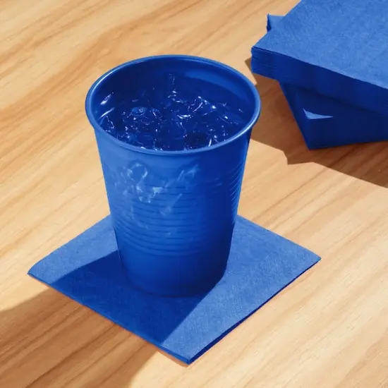 Hoffmaster 16oz. Plastic Cups, 20ct. Cobalt {4}
