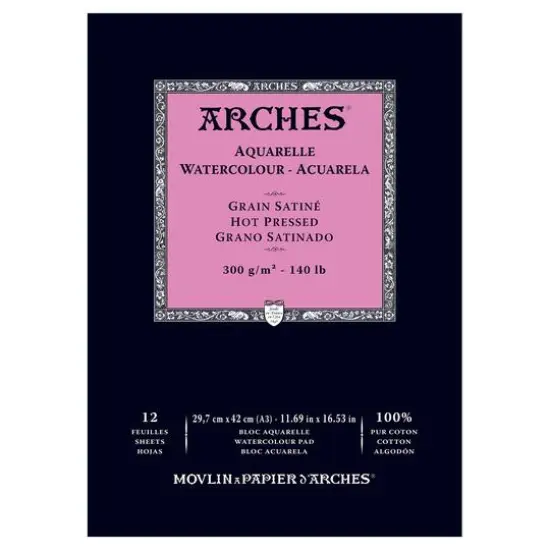 Arches&reg; Hot-Pressed Watercolor Pad {2}
