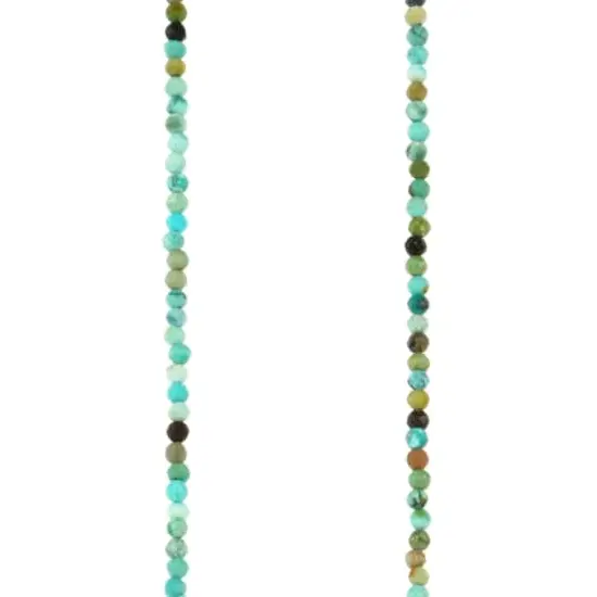 Faceted Turquoise Round Beads, 1.8mm by Bead Landing&trade; {1}