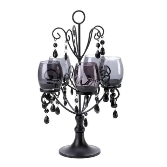 17.5" Midnight Elegance Candelabra {1}