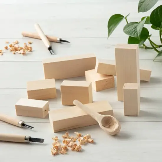 10 Piece Basswood Whittler's Kit by Make Market&reg; {3}