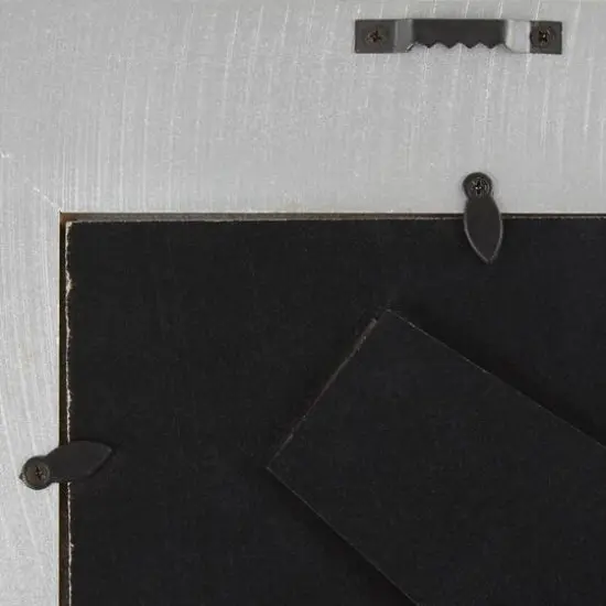 DII&reg; Antique Silver Rub 8" x 10" Farmhouse Picture Frame {5}