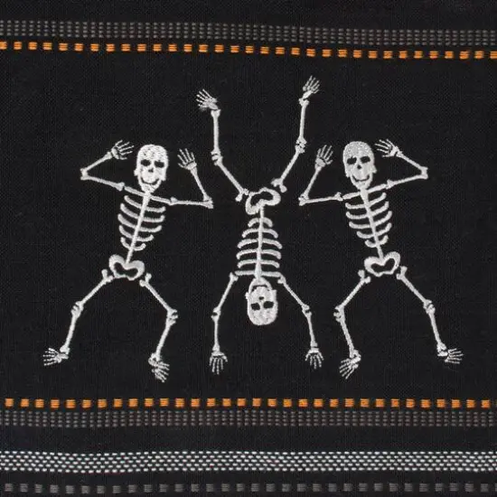 DII&reg; Assorted Skeleton Embellished Dishtowel Set {6}