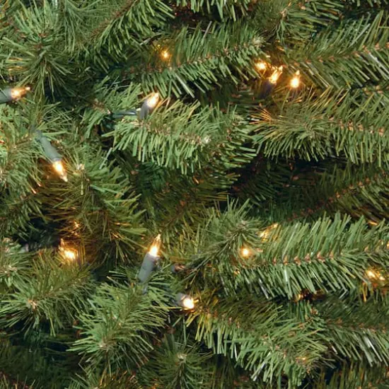 6ft. Pre-Lit North Valley&reg; Spruce Artificial Christmas Tree, Clear Lights {4}
