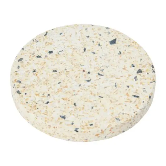 Hello Honey&reg; Eggshell Round Terrazzo Coaster Set {6}