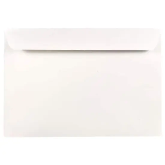 JAM Paper 6.5" x 9.5" White Booklet Commercial Envelopes {1}