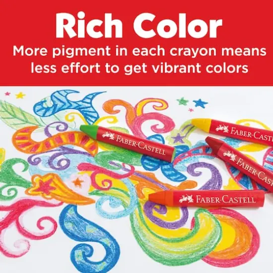 Faber-Castell&reg; 240-Piece Jumbo Beeswax Crayons School Pack {11}
