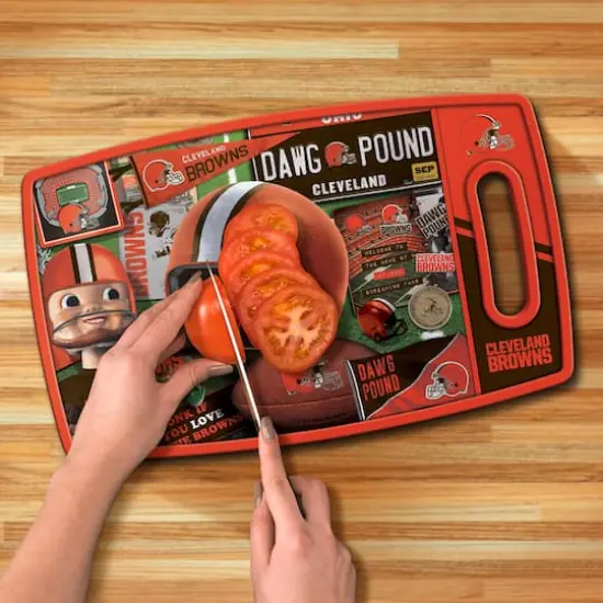 NFL Retro Series Cutting BoardCleveland Browns {6}