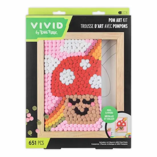 VIVID by Brea Reese&reg; Mushroom Pom Art Kit {1}