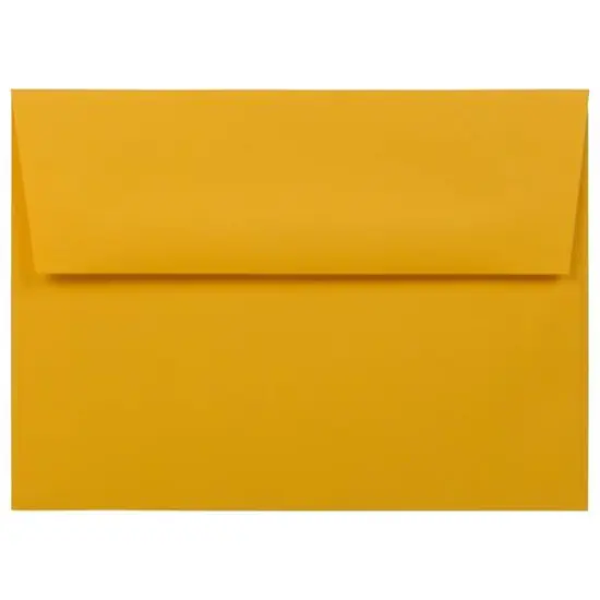 JAM Paper A6 Gold Yellow Invitation Envelopes, 100ct. {1}
