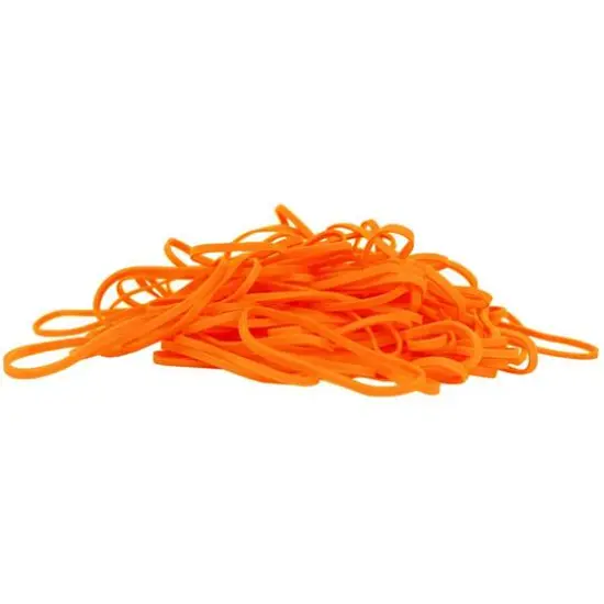 JAM Paper Size 33 Rubber Bands, 100ct. Orange {4}