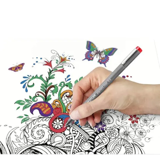 STAEDTLER&reg; 0.5mm 6 Color Pigment Liner Set {4}