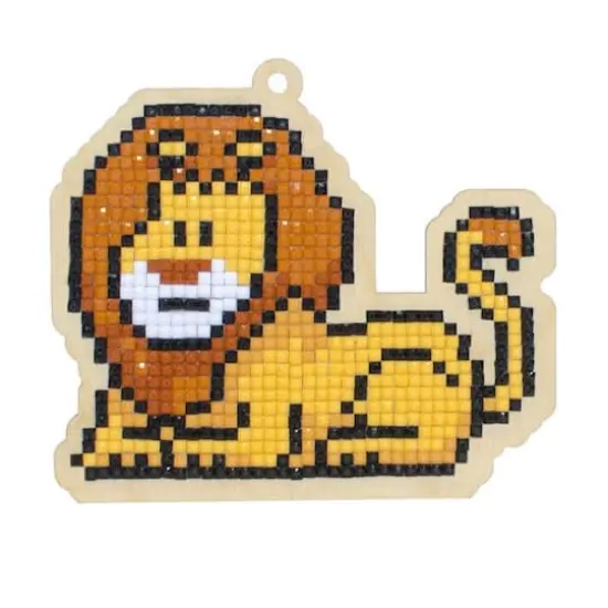 Wizardi Diamond Painting Ornament Kit Lion {1}