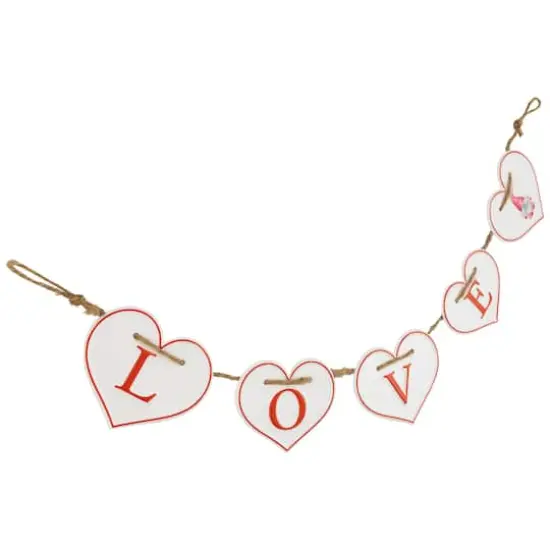 32" Valentine's Day LOVE Hearts Metal Banner {4}