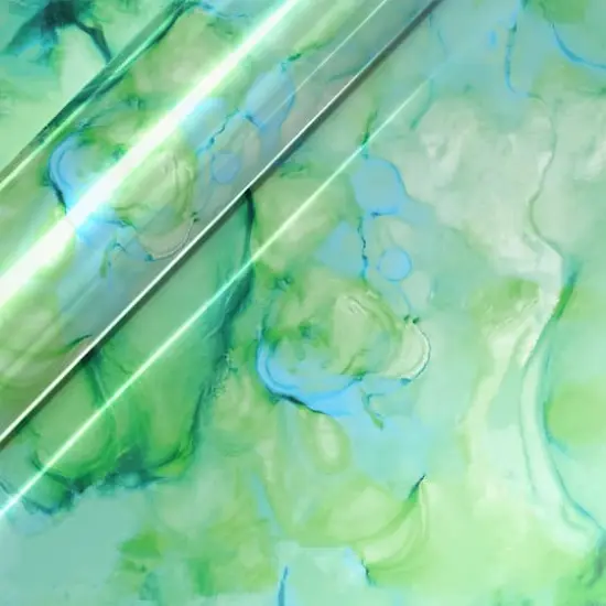 Siser&reg; EasyPatterns&reg; Plus Ocean Waves Heat Transfer Vinyl Green {1}