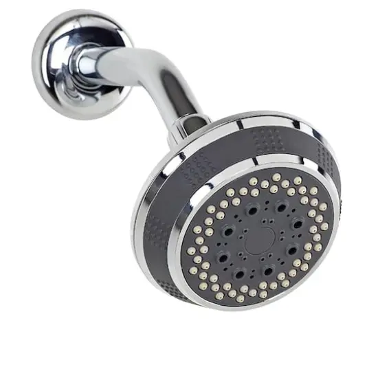 Bath Bliss Chrome 6 Function Deluxe Shower Head {1}