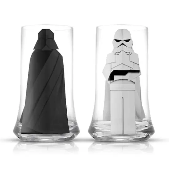 JoyJolt&reg; Star Wars&trade; 18.5oz. Beware Of the Dark Side Tall Drinking Glasses, 2ct. {1}