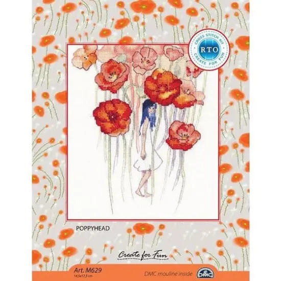 RTO Poppyhead Cross Stitch Kit {3}