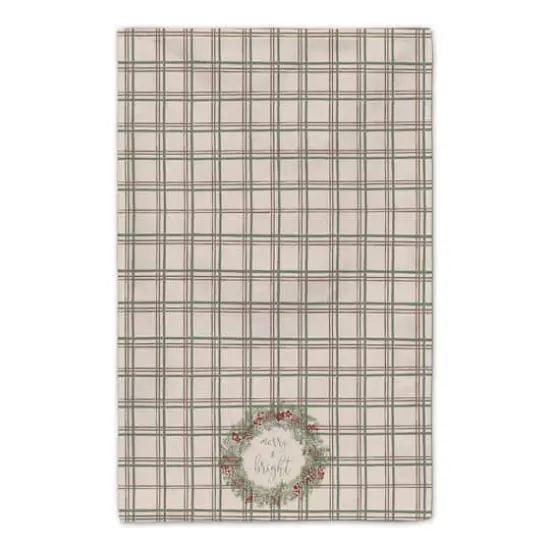 Merry & Bright Plaid Tea Towel Set {5}