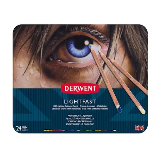 Derwent Lightfast Pencil 24 Color Tin Set {1}
