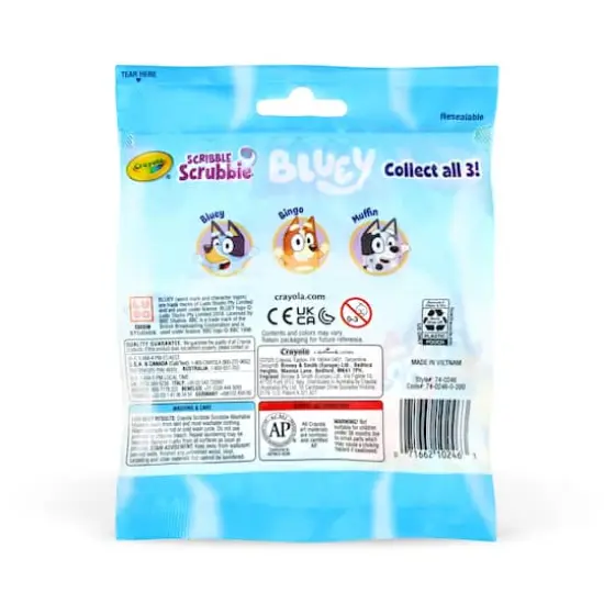 Assorted Crayola&reg; Bluey Scribble Scrubbie&reg;, 1pc. {9}