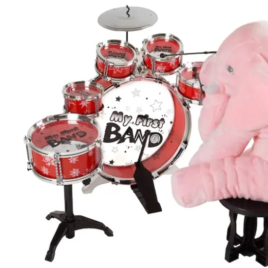 Toy Time Toy Drum Set for Kids {8}