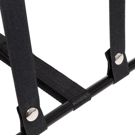 Honey Can Do Black/White Single Bounce Back Hamper with Wheels and Lid {15}