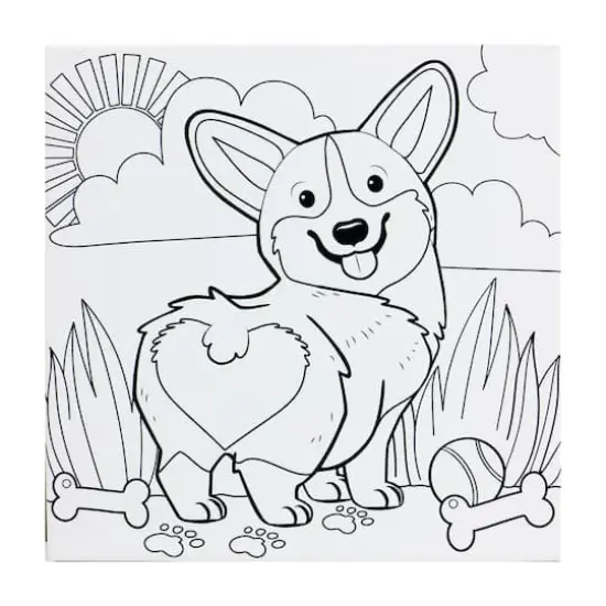 Dog Canvas Painting Kit by Creatology&trade; {3}