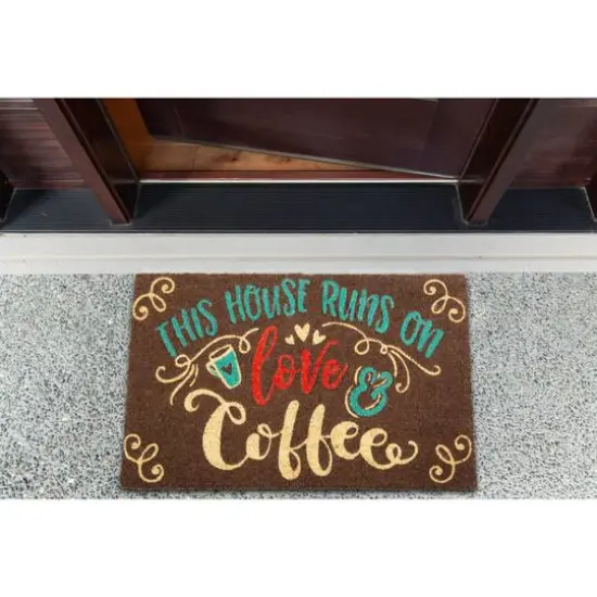 DII&reg; Love & Coffee Doormat {7}