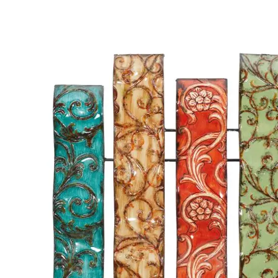 Multicolored Metal Traditional Abstract Wall D&eacute;cor {4}