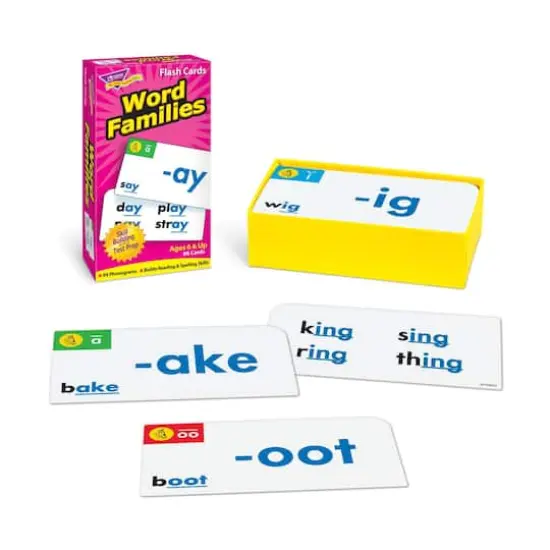 Trend Enterprises&reg; Word Families Skill Drill Flash Cards {4}