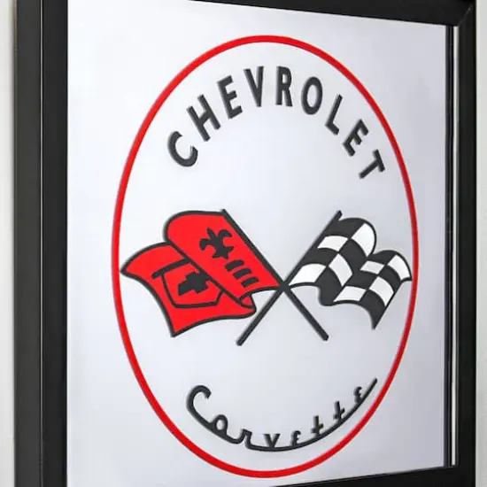 Chevrolet Corvette Printed Accent Mirror {4}
